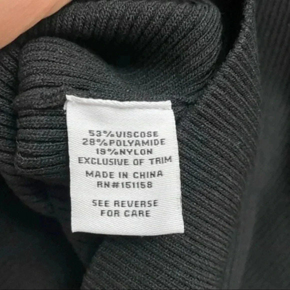 525 America black Assymetrical ribbed tank  Large - Picture 5 of 6